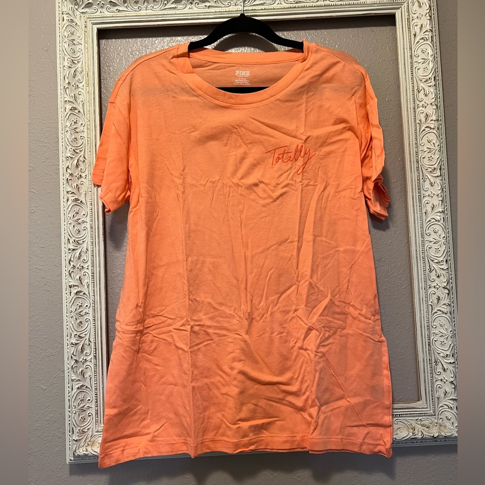 NWT VS PINK “Totally” Oversized Tee